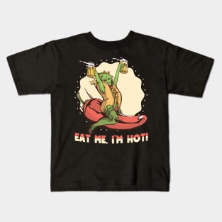 Eat me I'm hot Kids T-Shirt